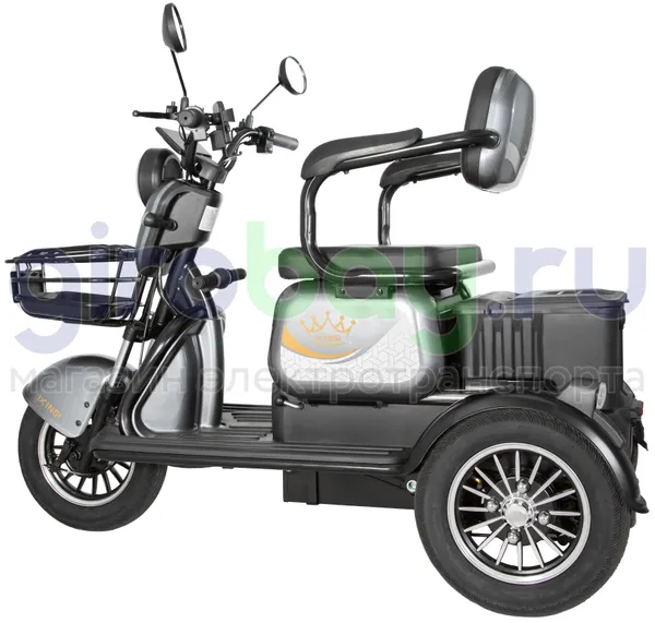 Электроскутер IKINGI SIBTRIKE 1000W (60V/25Ah) - Серый фото №14