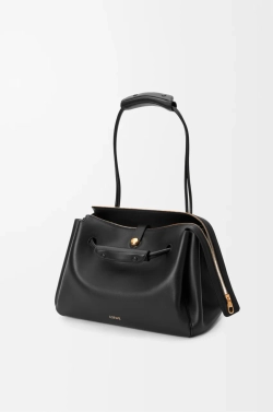 Loewe Сумка Madrid среднего размера из мягкой телячьей кожи, черный