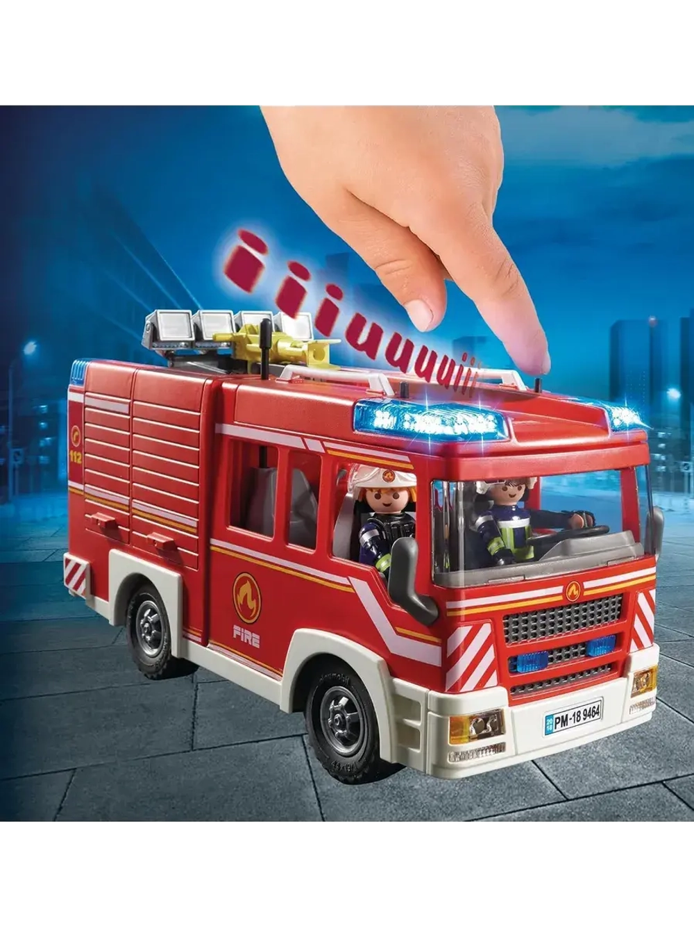 Набор Городская пожарная машина Playmobil 9464 свет, звук
