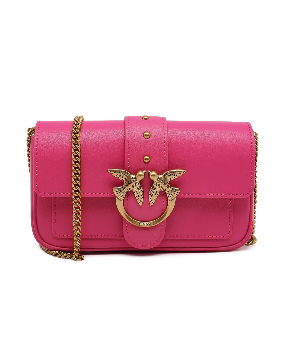 Кожаная сумка через плечо LOVE ONE POCKET C Pinko - розовый(100061 A0F1)