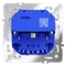 Розетка с USB A+A с заземлением и защитными шторками Voltum S70 Белый матовый VLS040402