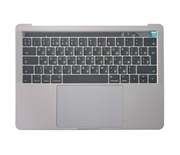 Топ кейс в сборе для MacBook Pro 13 Retina Touch Bar A1989 RUS Space Gray 2018 - 2019 AASP