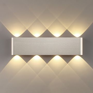 Настенный светодиодный светильник 8W 3000K 7106/8WL матовый никель Magnum Odeon Light