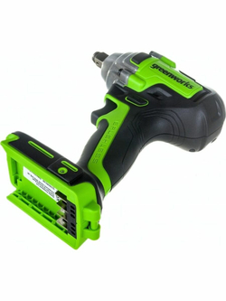 Гайковерт ударный аккумуляторный GREENWORKS GD24IW400 24В,400Hm,1/2,б/щ,без АКБ и ЗУ (3802907)