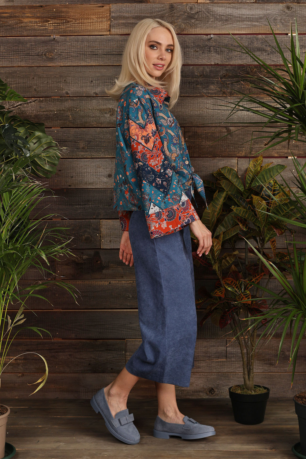 Blouse "Wind from the south. Patchwork"