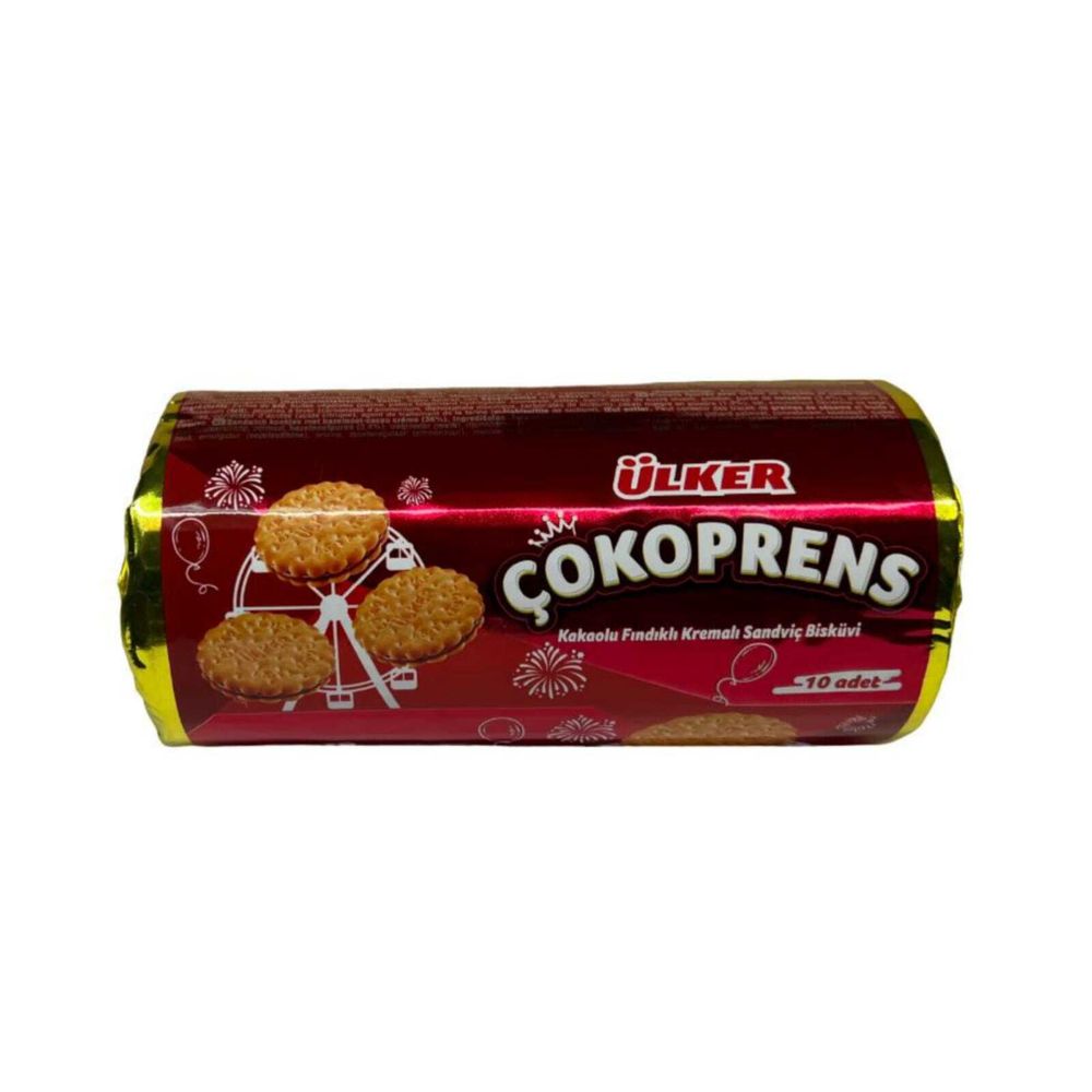 Печенье Ulker Cokoprens с шоколадной начинкой, 300 г, 2 шт