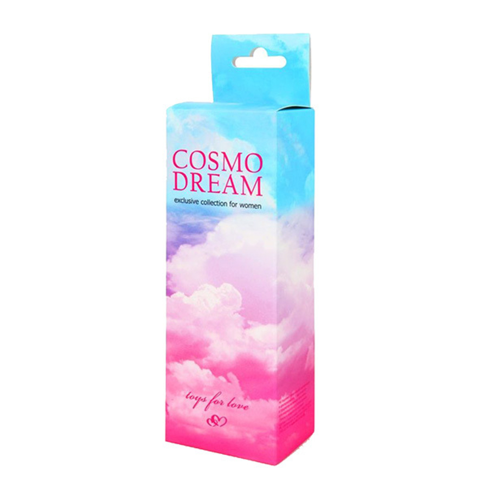 Розовый вибратор 14см с ребрышкам на головке для G-стимуляции Bior Toys Cosmo WSL-15013