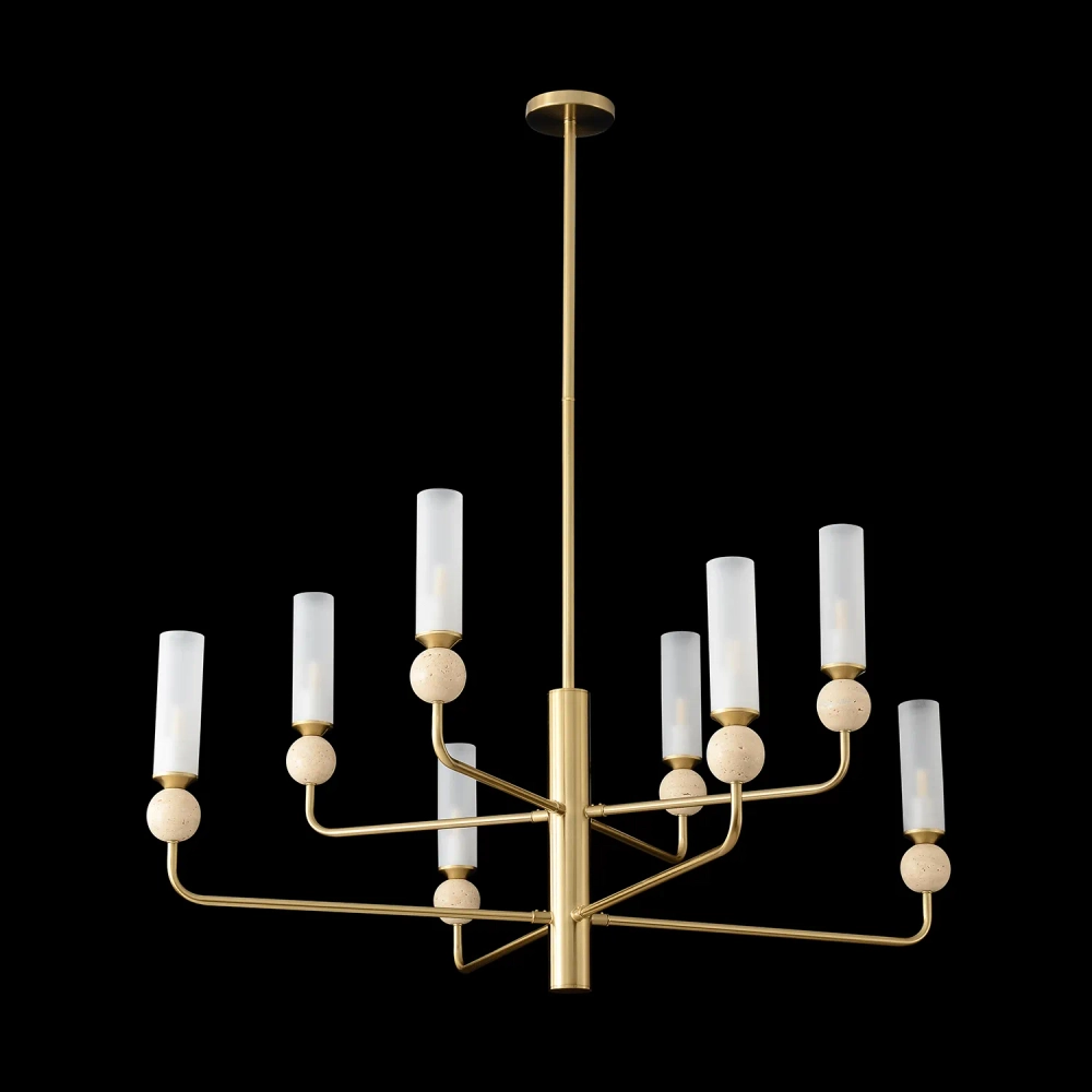 Люстра Crystal Lux SIMPLY SP8 BRASS