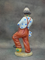 Статуэтка. Фарфор. Клоун саксофонист. Capodimonte. Италия