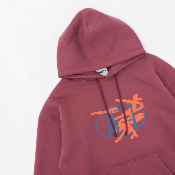 Худи FW22 Warm Topo Бордовый - фото 2