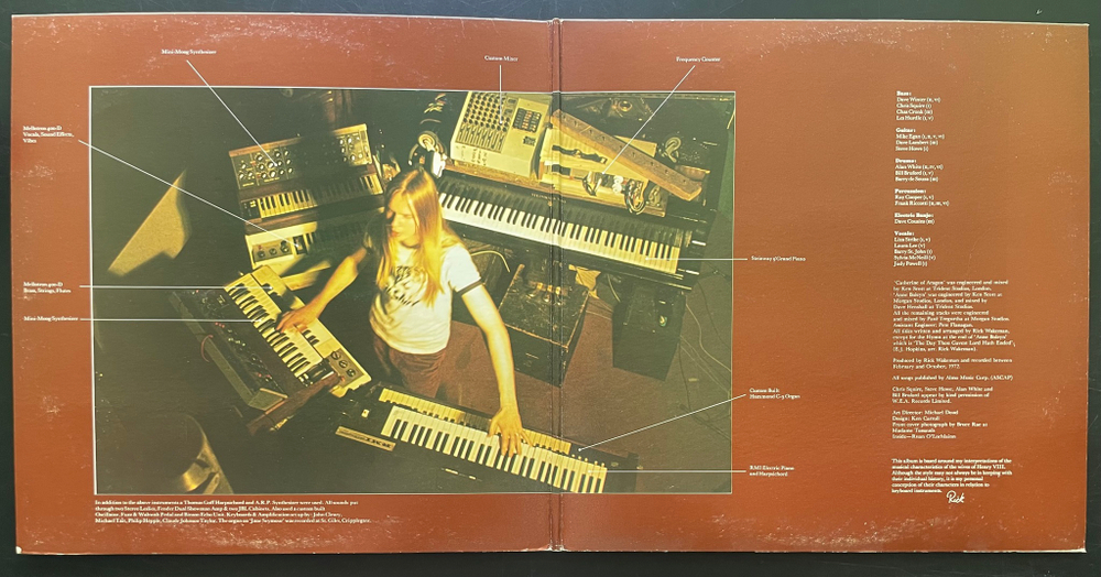 Rick Wakeman ‎– The Six Wives Of Henry VIII (США 1973г.)