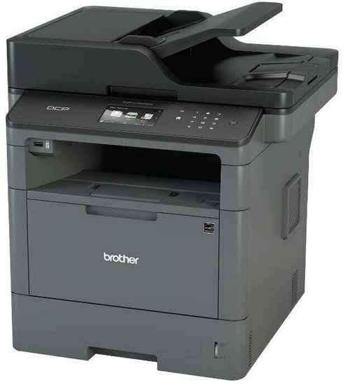 МФУ лазерное Brother DCP-L5500DN, P/C/S, A4, 40 стр/мин, 256 Мб, Duplex, ADF40, LAN, USB, старт. картридж 2000 стр.