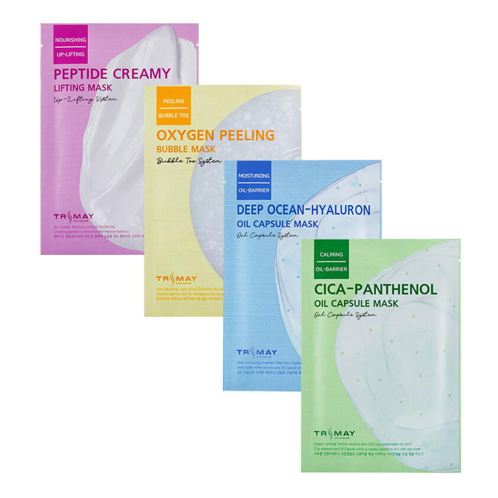 Тканевая капсульная маска Trimay Cica-Panthenol Oil Capsule Mask