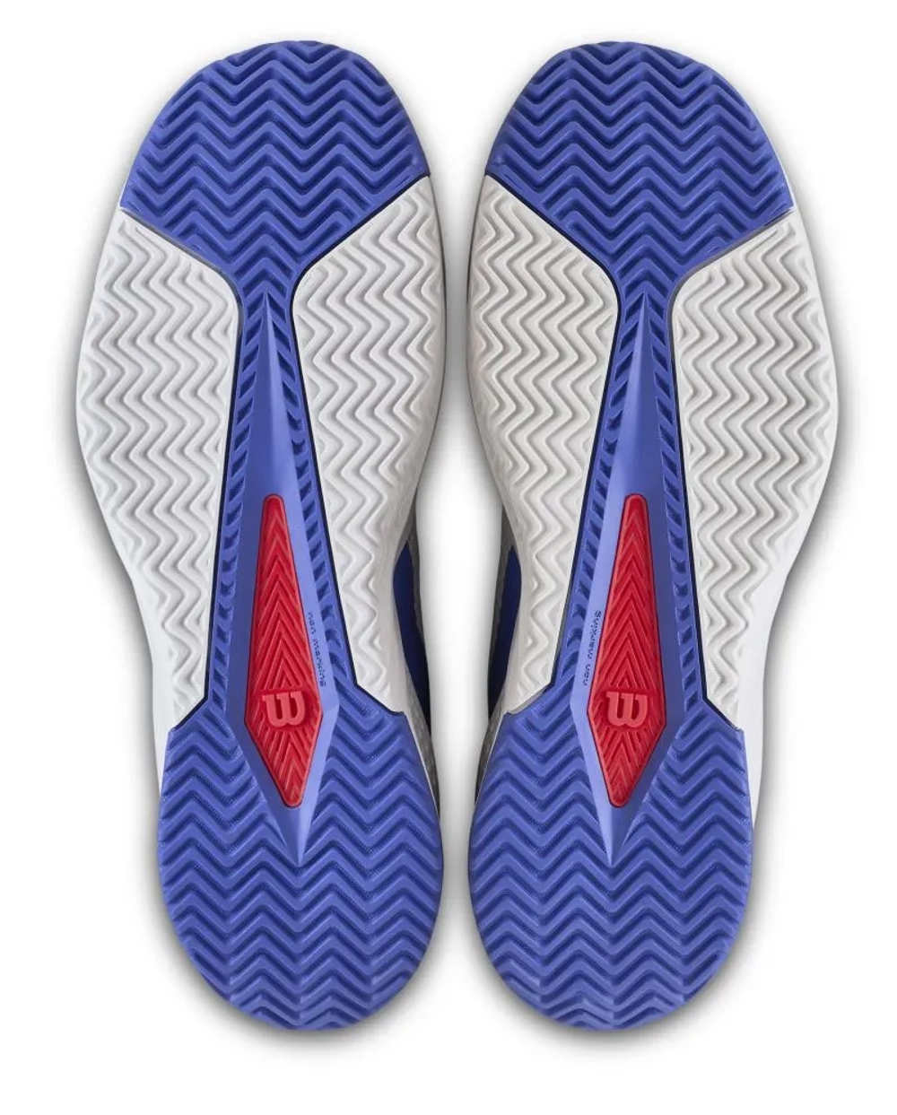 Теннисные кроссовки Wilson Rush Pro Lite - white/amparo blue/safety yellow