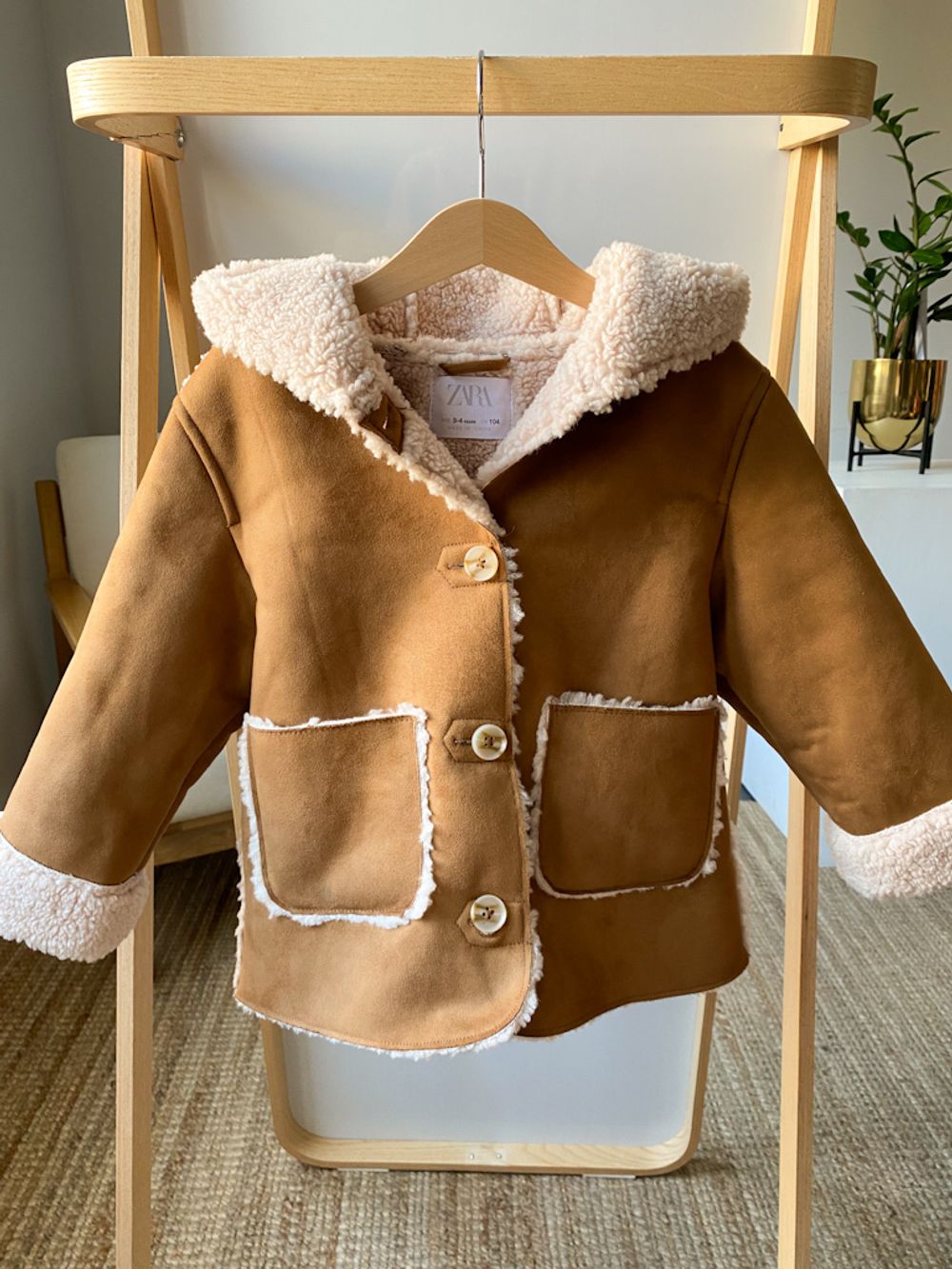 Дубленка Zara, 104