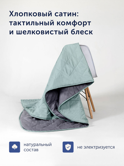 Покрывало БайКолор Лаванда/Мята