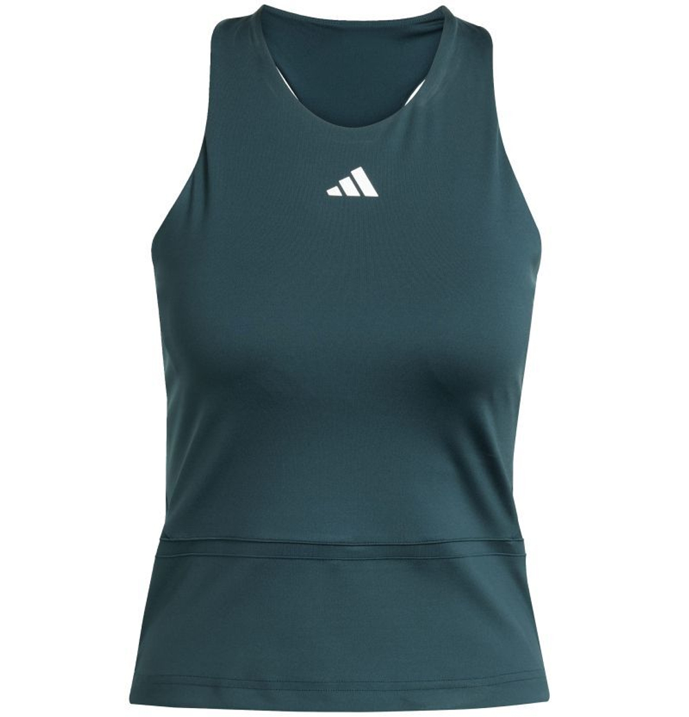Топ теннисный Adidas Climacool Mid-Length Y-Tank - aurora ivy