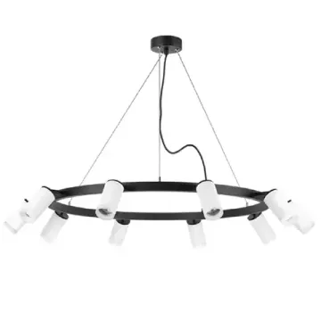Люстра подвесная 10*GU10 LR0203600 черный/белый Rullo Lightstar