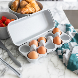 Коробка для яиц Koziol Eggs to Go Organic белая