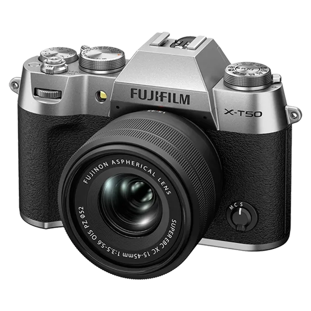 Цифровая фотокамера FujiFilm X-T50 Kit XC 15-45mm. Серебристый