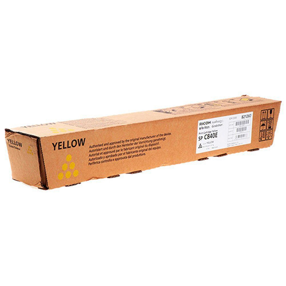 Тонер-картридж тип SP C840E RICOH SP 840DN/ C842DN желтый (821260) 34K