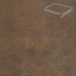 Stroeher - Keraplatte Asar 640 maro 340x294x12 артикул 9350 - Клинкерная ступень - флорентинер