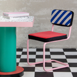 Стул Seletti Superchair Hatch, черный, синий, красный, розовый