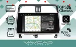 Магнитола для Toyota Land Cruiser Prado 150 2017-2023 - Vaycar VA77-1053-2K на Android 13, Быстрая, 2K QLED, CarPlay,4G SIM-слот