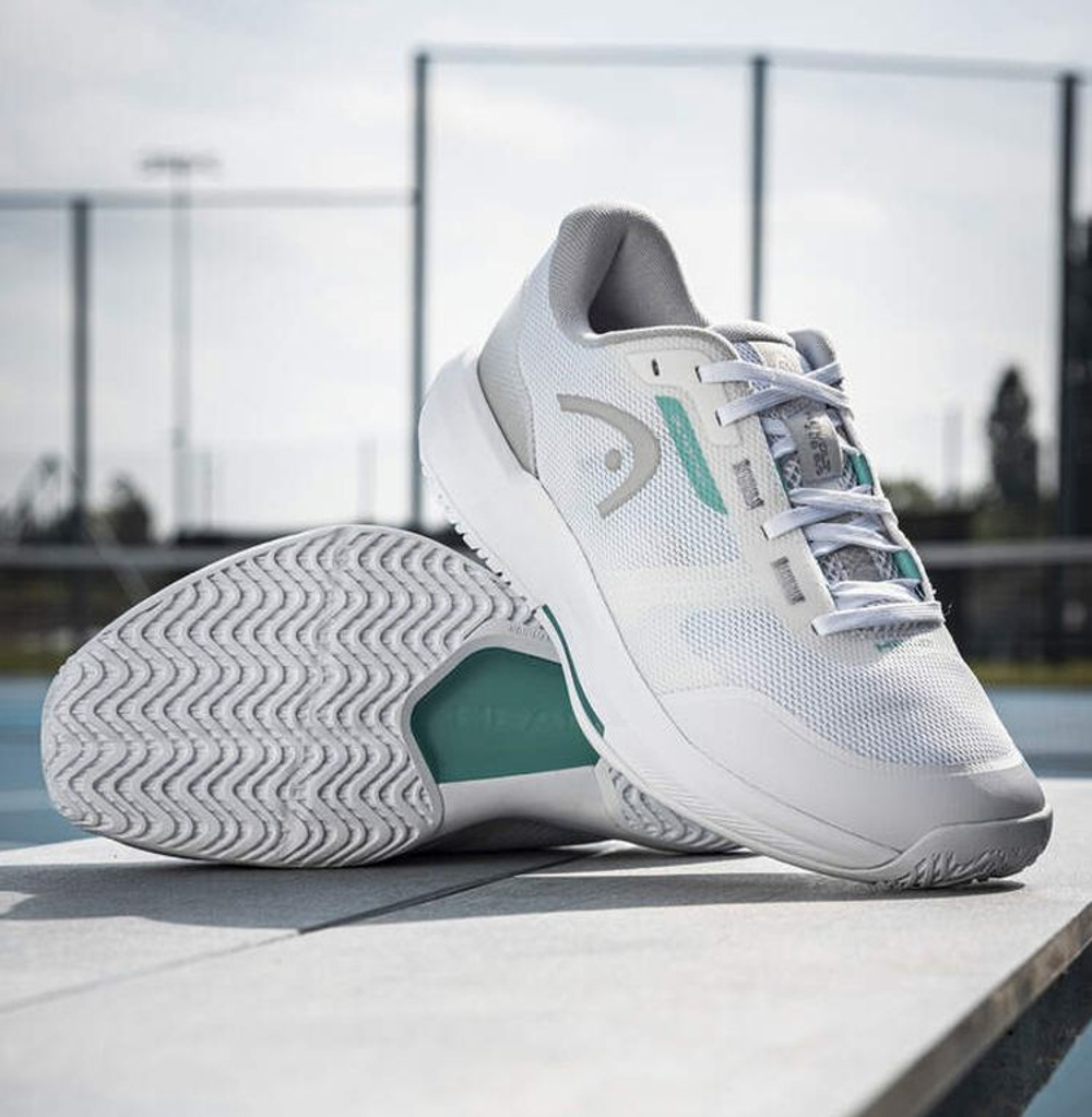 Женские теннисные кроссовки Head Revolt Evo 5.0 - white/light grey