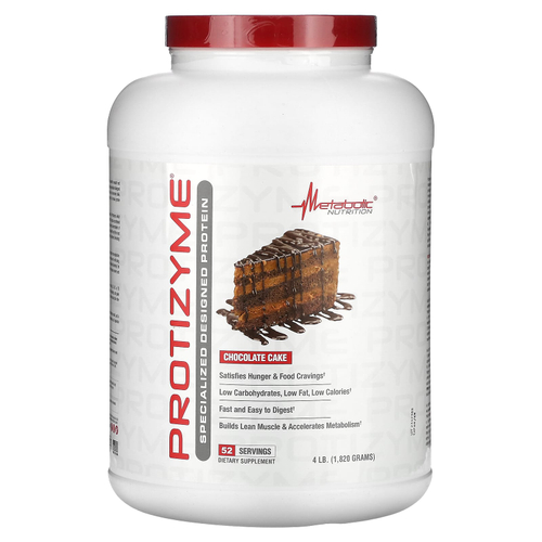 Metabolic Nutrition, Protizyme, Specialized Designed Protein, шоколадный торт, 1820 г (4 фунта)