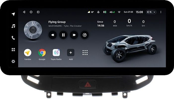 Магнитола для Infiniti G25, G35, G37 2006-2013 - Teyes LUX ONE ROUND монитор 12.3" 2K QLED на Android 10, Быстрая, CarPlay, 4G SIM-слот