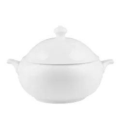 Супница 3 л d 25 см h22 см белая фарфор P.L. Proff Cuisine [1]