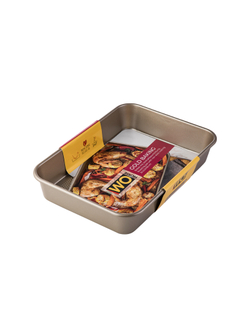 Форма для запекания 34.2х24х6см Wo Home Gold Baking золотая