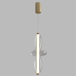 Светильник подвесной Crystal Lux QUASAR SP14W LED TRANSPARENT