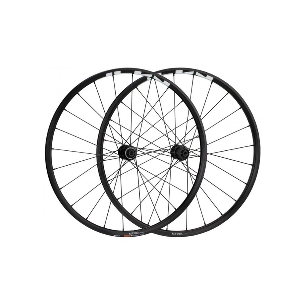 Комплект колес Shimano, MT-500, передн. и задн., QR-R 173мм, 27,5", для 11ск., C.Lock, OLD 100/135,