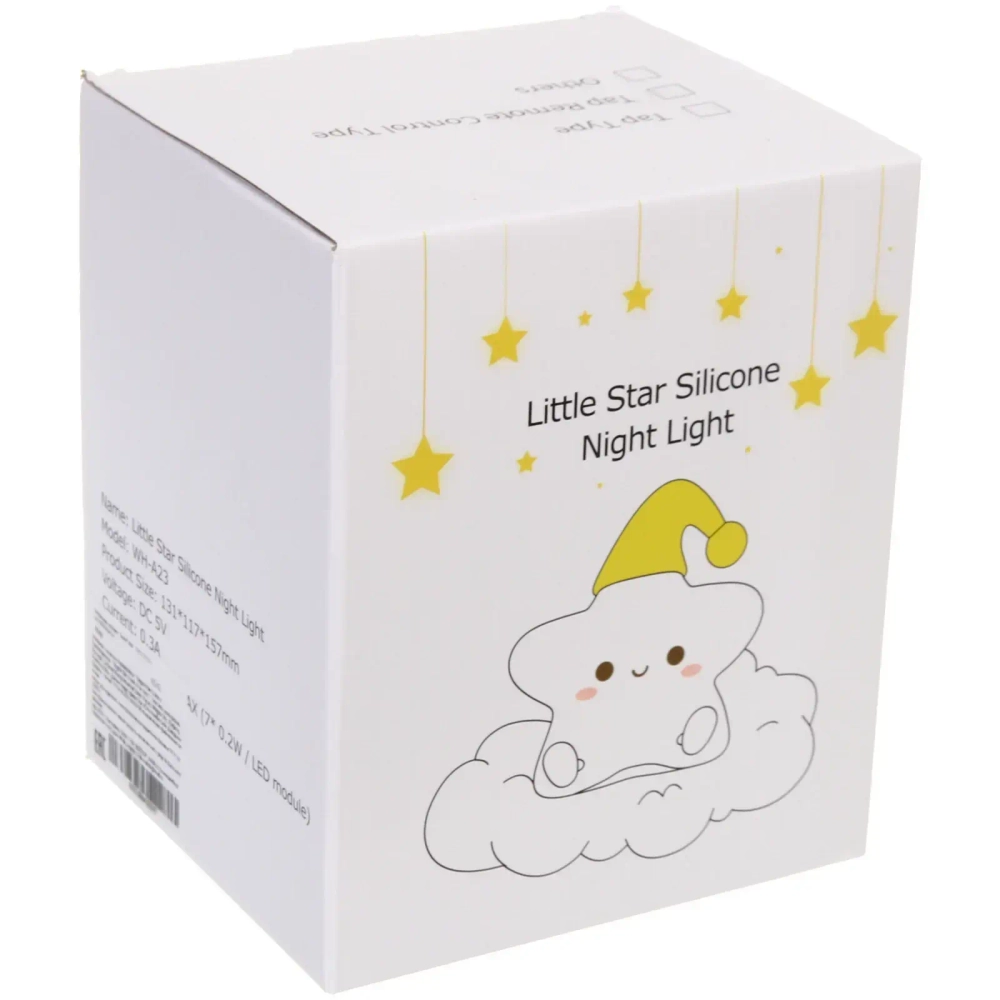 Ночник «Sweet star» 13*11,5*15,5 см USB 0.45w 5 v