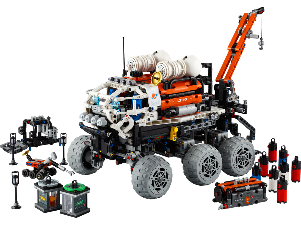 Конструктор Лего Техник Исследовательский марсоход 42180 | LEGO Technic Mars Crew Exploration Rover | 1599 деталей 11+