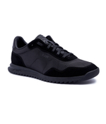 Кожаные кроссовки BOSS BLACK - черный(50517276)