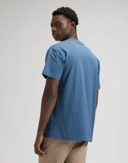 Футболка мужская LEE SS SMALL LOGO TEE ACADEMY BLUE