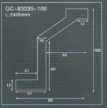 Карниз потолочный GC83335-100