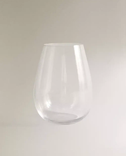 ZARA HOME ЛЕГКИЙ СТАКАН ИЗ ХРУСТАЛЬНОГО СТЕКЛА, ПРОЗРАЧНЫЙ