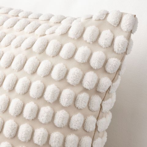 Чехол на подушку IKEA SVARTPOPPEL (СВАРТПОППЕЛ), Белый, 50x50 см