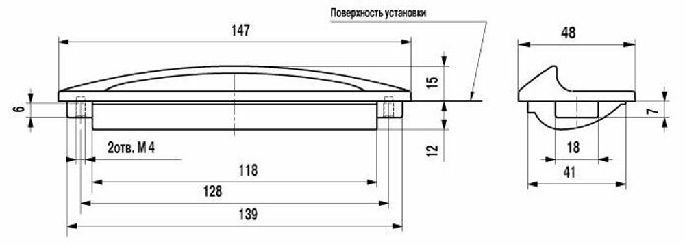 Ручка для раздвижных дверей ВАЛМАКС FR 007128 St светлый