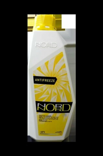 Антифриз NORD High Quality Antifreeze готовый -40C желтый 1 кг NY 20409