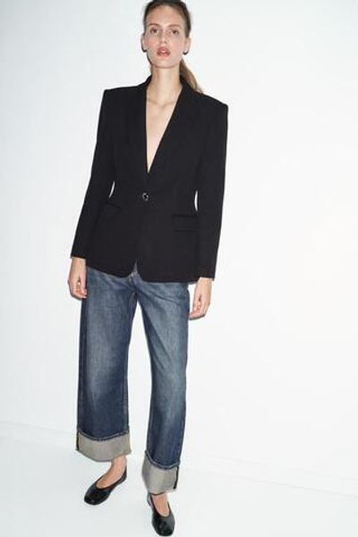 Блейзер с зауженным кроем - ZARA