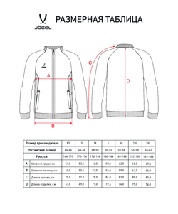 Джемпер тренировочный на молнии JÖGEL PREMIER PerFormDRY Training FZ Jacket, темно-синий