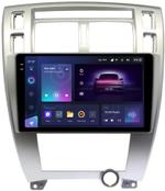 Магнитола для Hyundai Tucson 1 2004-2009 (рамка серебро) - Teyes CC3-2K монитор 10.36" 2K QLED на Android 10, Быстрая, CarPlay, 4G SIM-слот