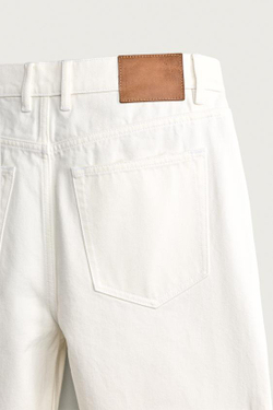 ZARA ДЖИНСЫ BAGGY FIT, БЕЛЫЙ