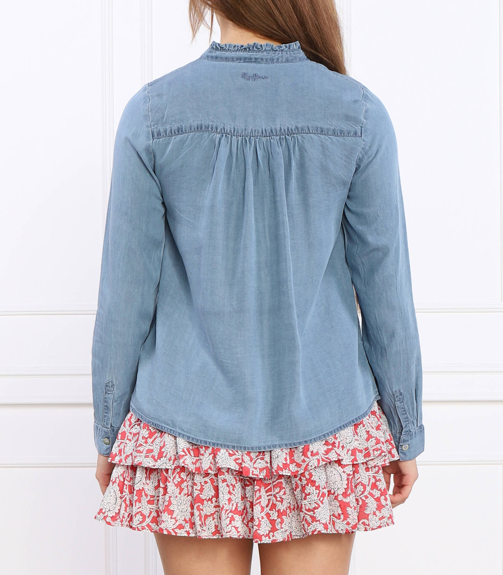 Блузка BEATRIZ Pepe Jeans London - голубой(PL304441)