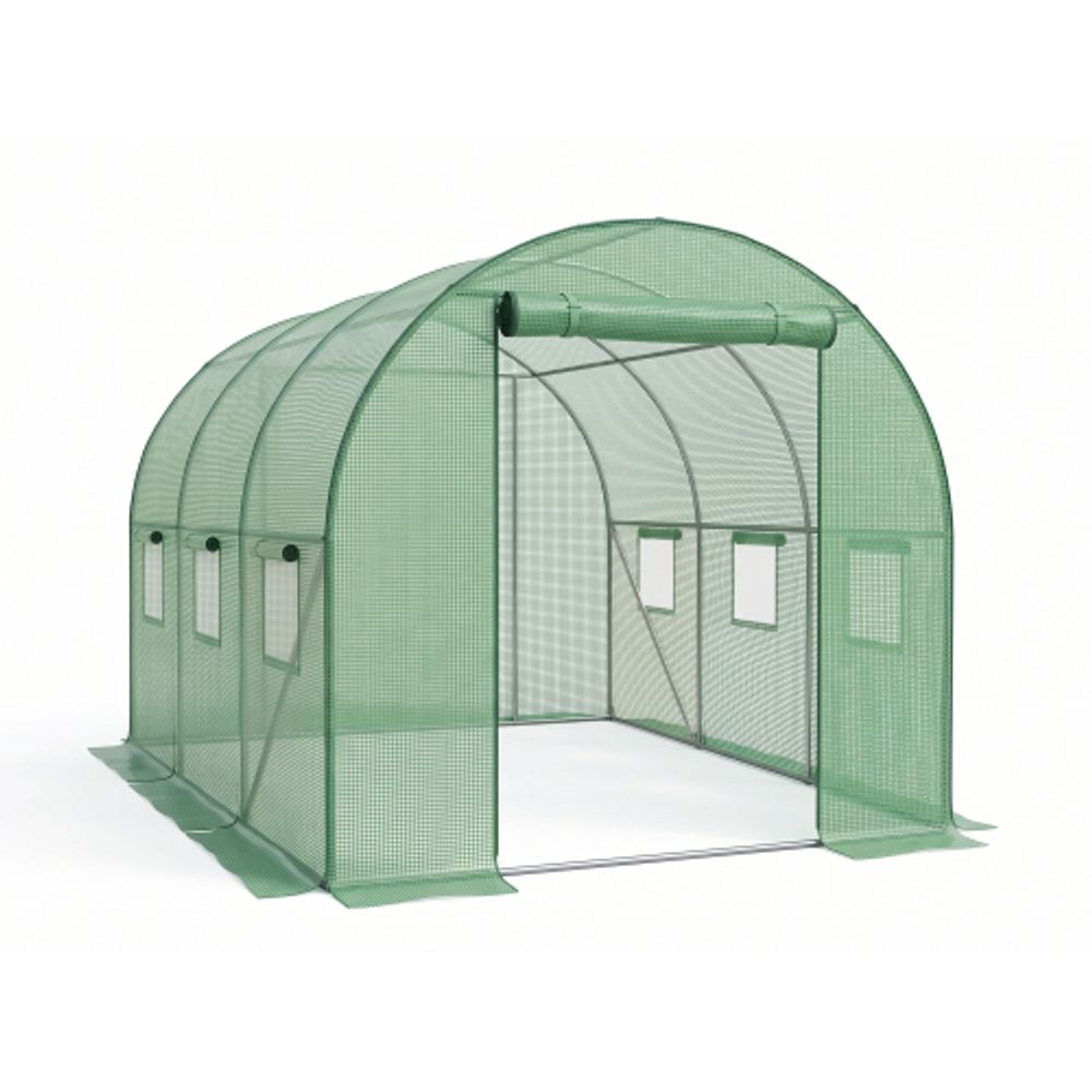 Теплица GREEN APPLE GA-House-3х2х2 м с колышками и чехлом из армированной пленки на молнии | GREEN APPLE